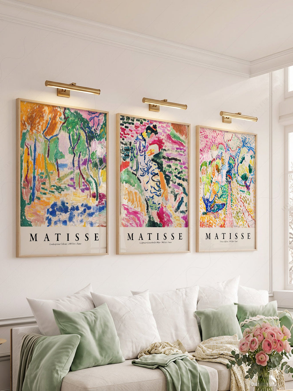Henri Matisse Gallery Wall Set of 3 Prints – Colorful Abstract Wall Art