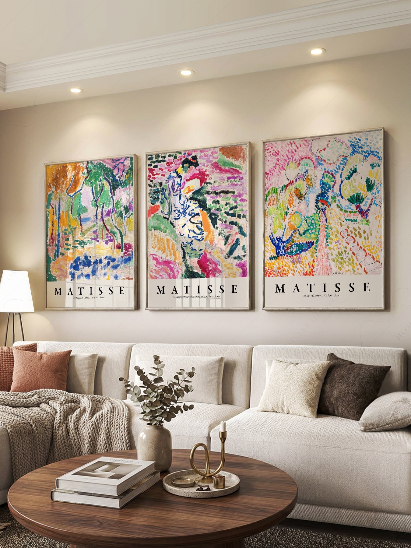 Henri Matisse Gallery Wall Set of 3 Prints – Colorful Abstract Wall Art