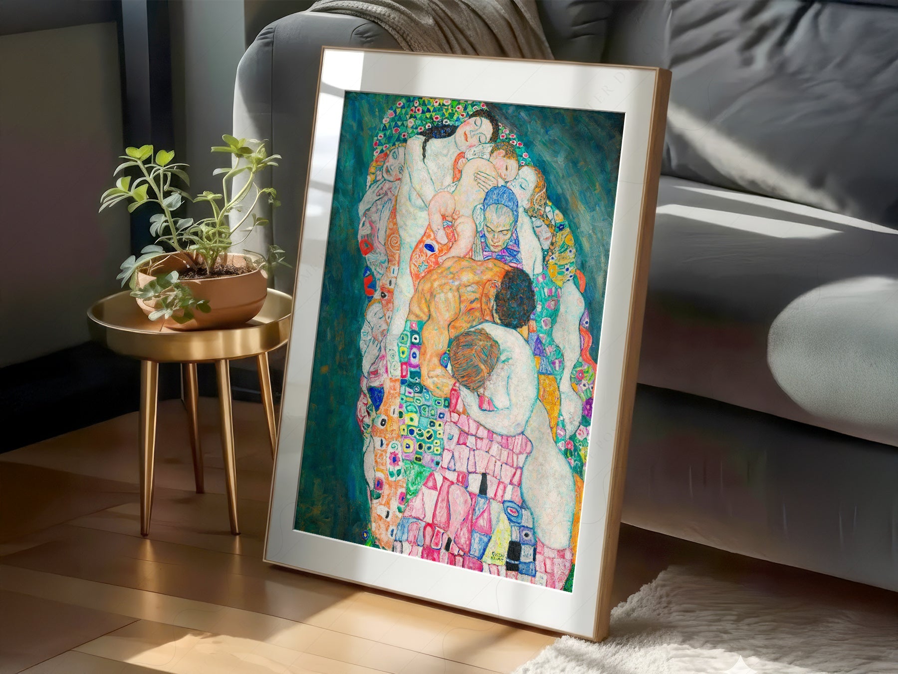Gustav Klimt Death and Life Art Print – Symbolist Masterpiece Poster