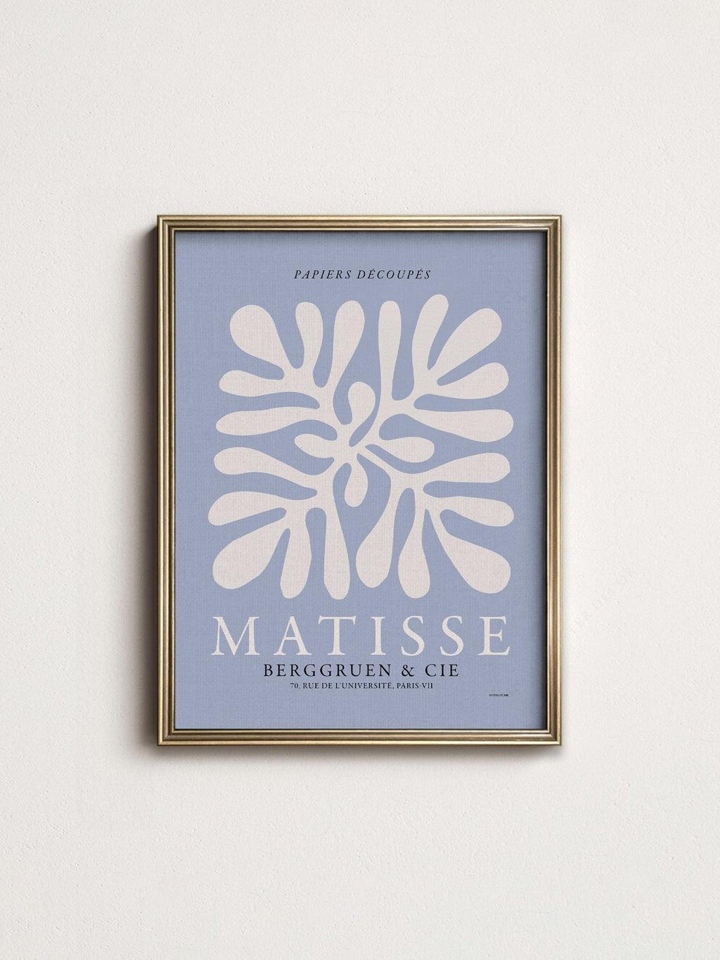 Henri Matisse Cut-Outs Exhibition Poster – Modern Abstract Wall Art