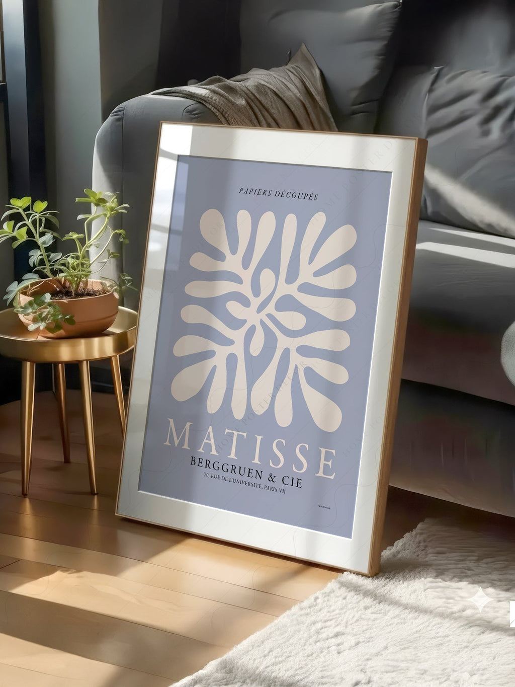 Henri Matisse Cut-Outs Exhibition Poster – Modern Abstract Wall Art