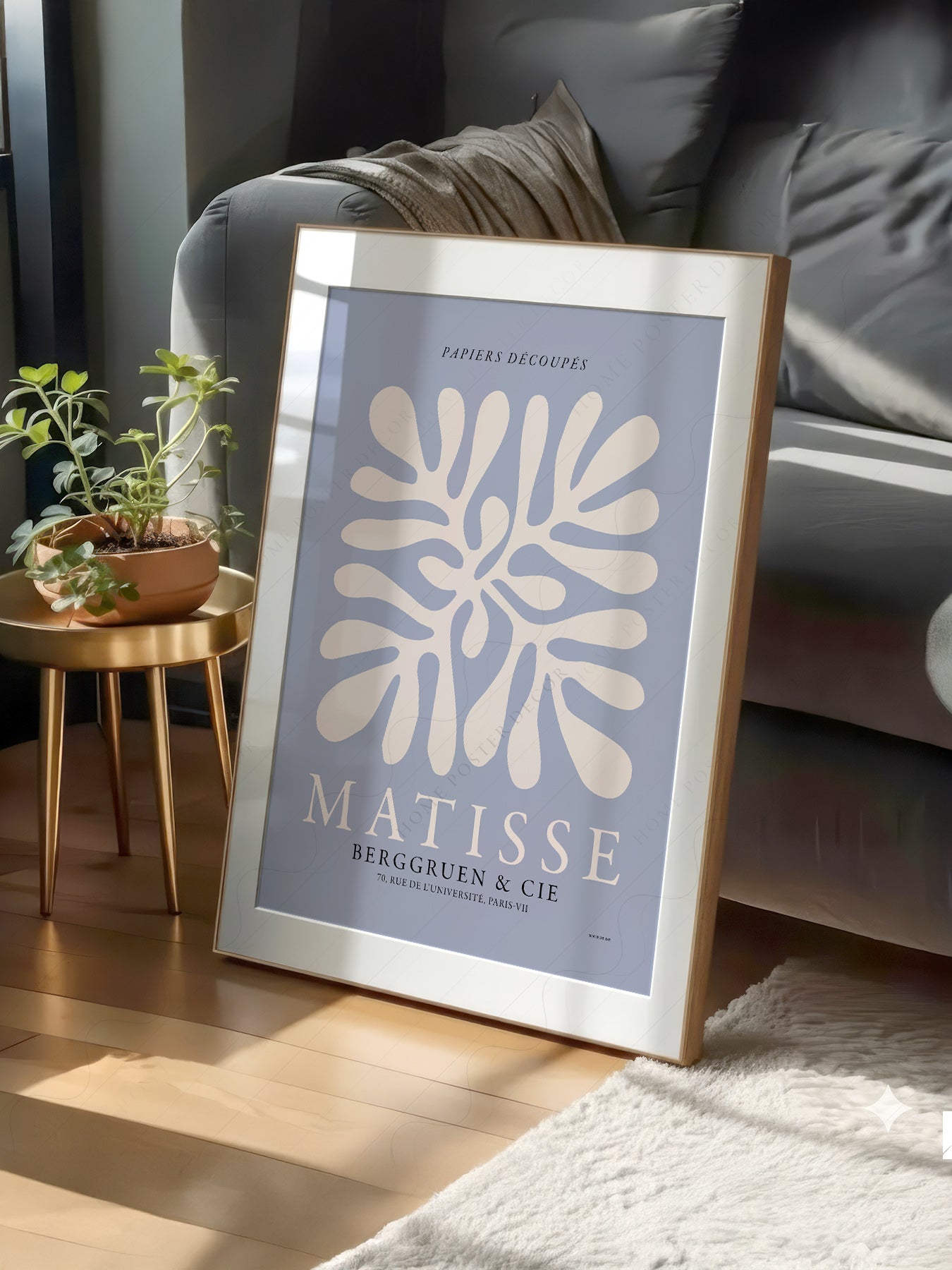 Henri Matisse Cut-Outs Exhibition Poster – Modern Abstract Wall Art