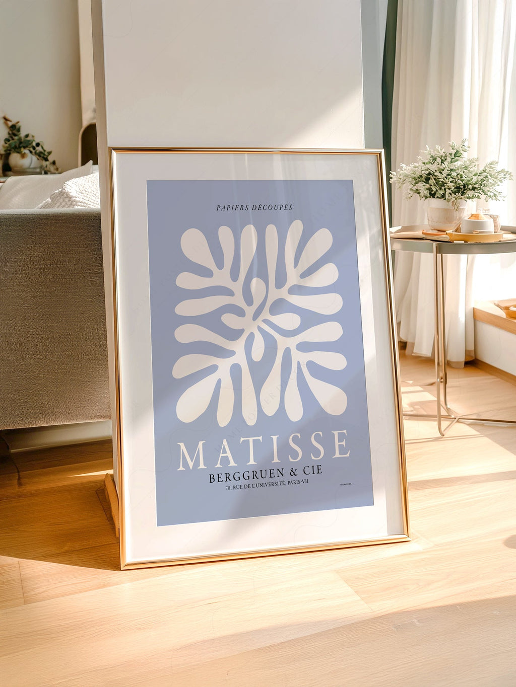 Henri Matisse Cut-Outs Exhibition Poster – Modern Abstract Wall Art