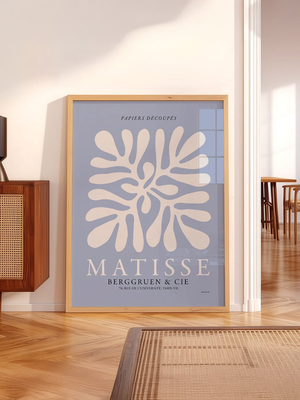 Henri Matisse Cut-Outs Exhibition Poster – Modern Abstract Wall Art