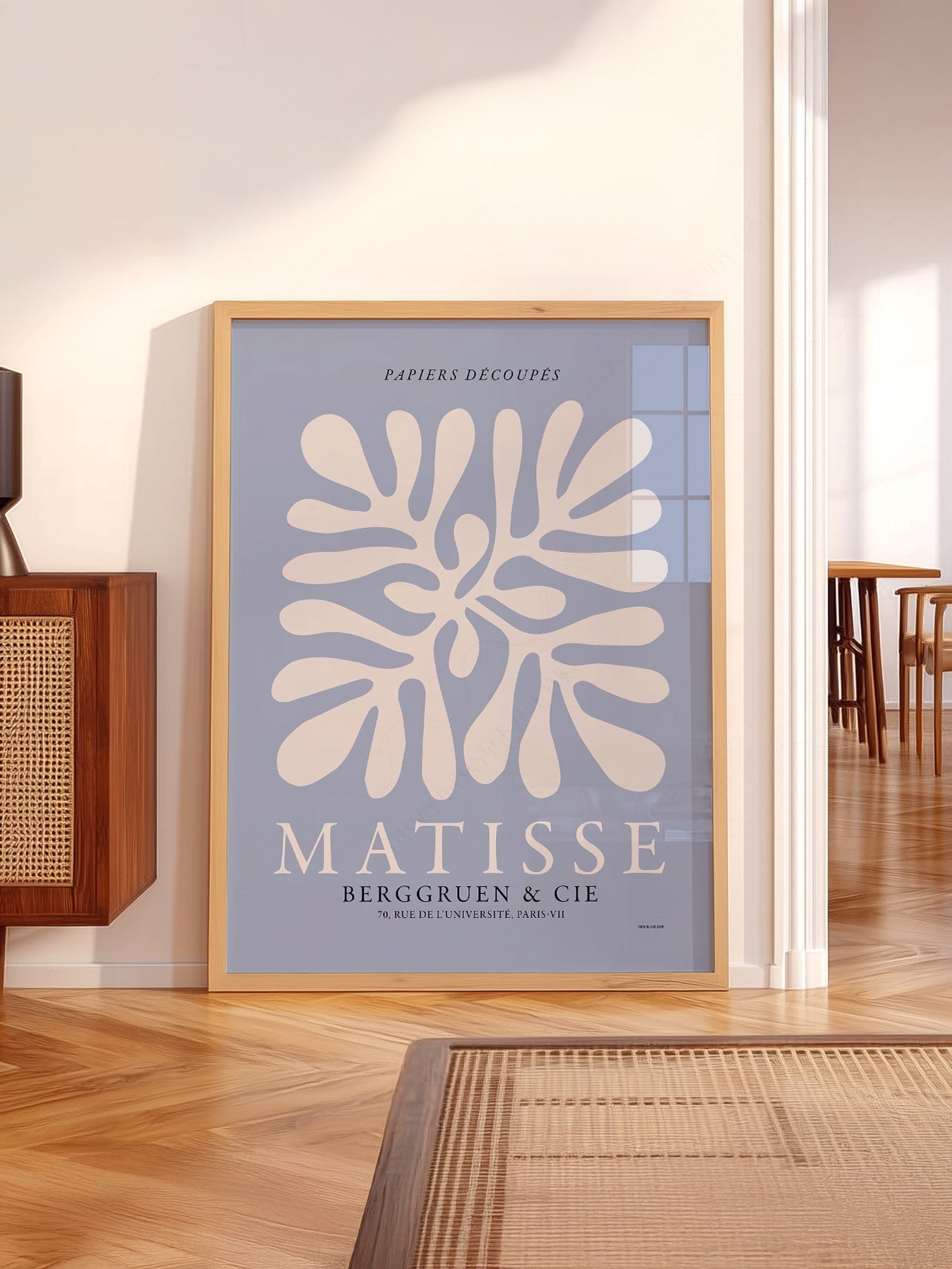 Henri Matisse Cut-Outs Exhibition Poster – Modern Abstract Wall Art