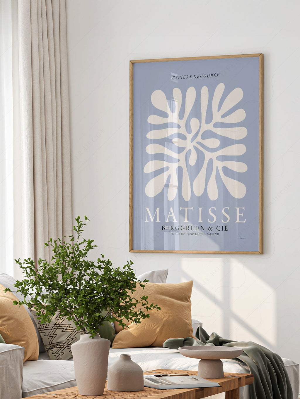Henri Matisse Cut-Outs Exhibition Poster – Modern Abstract Wall Art