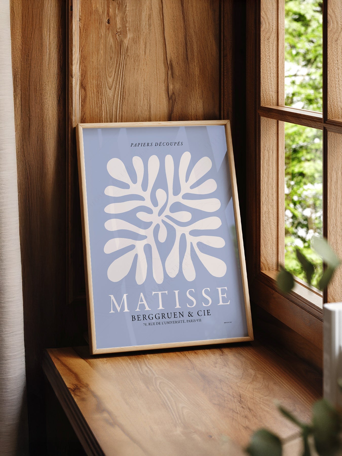 Henri Matisse Cut-Outs Exhibition Poster – Modern Abstract Wall Art