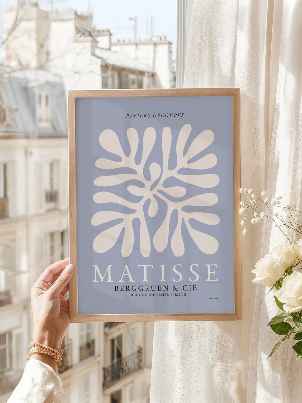 Henri Matisse Cut-Outs Exhibition Poster – Modern Abstract Wall Art