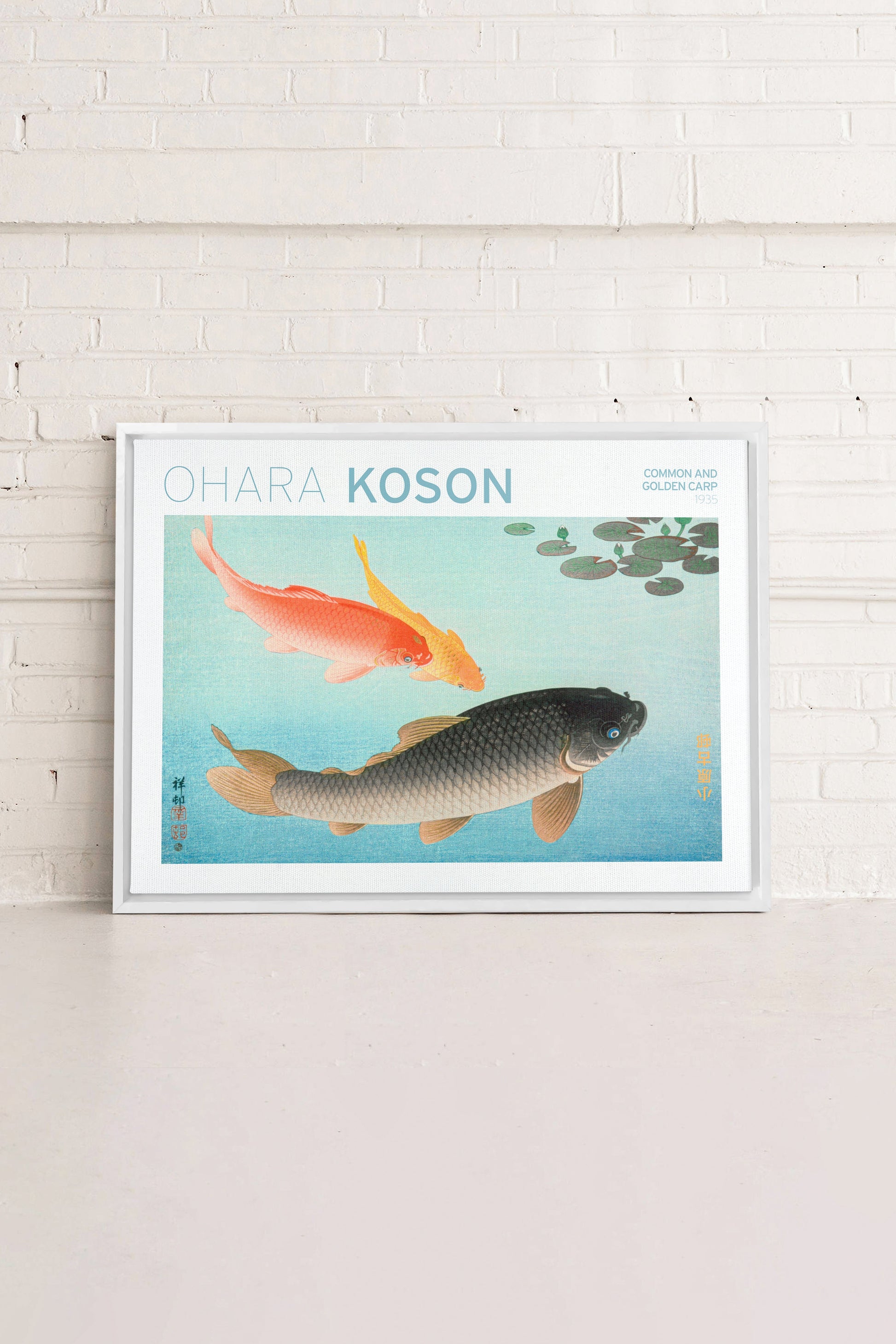 COMMON & GOLDEN CARP, Stretched Canvas Artwork