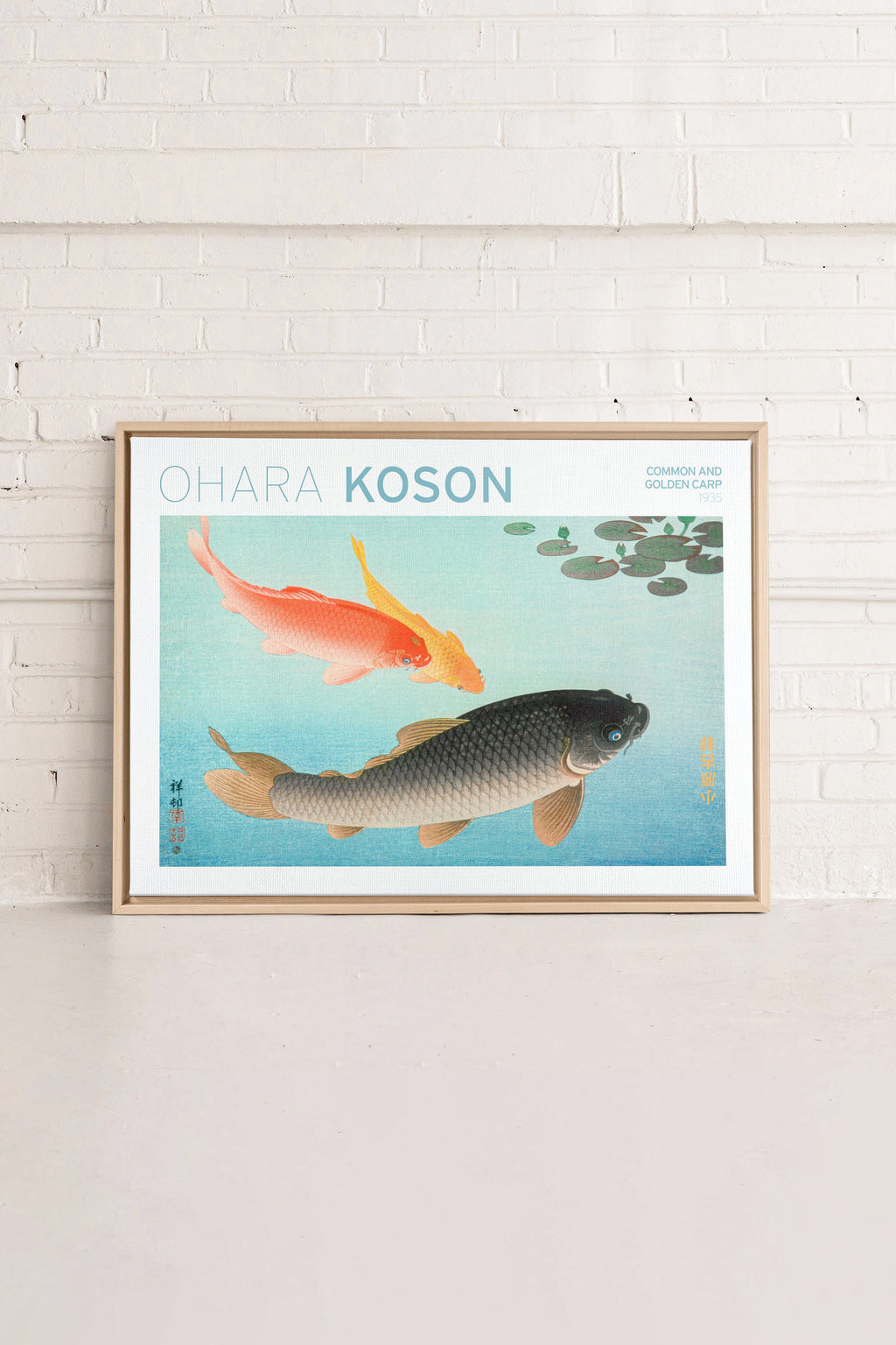 COMMON & GOLDEN CARP, Stretched Canvas Artwork