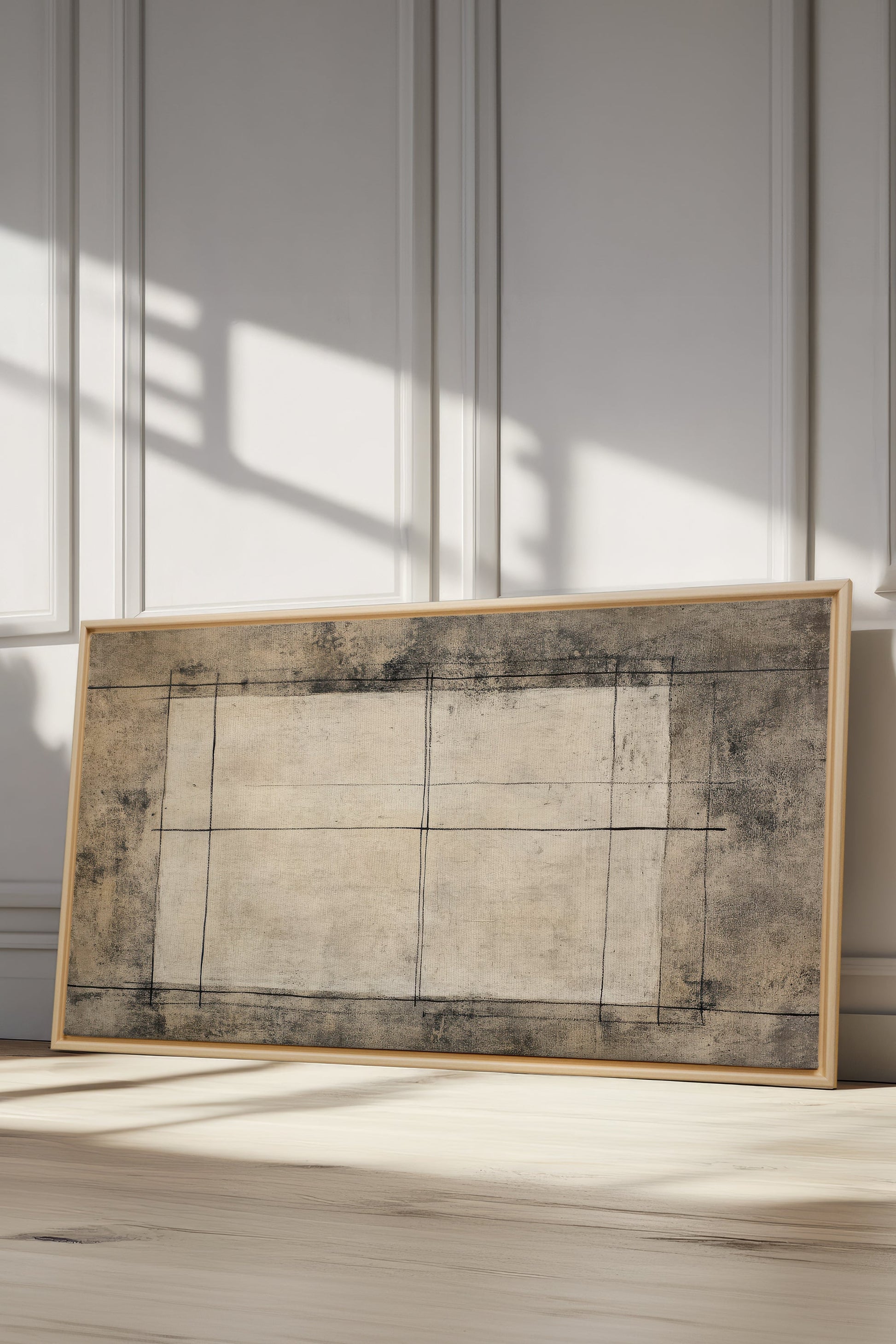 ANCIENT LINES, Stretched Canvas Artwork