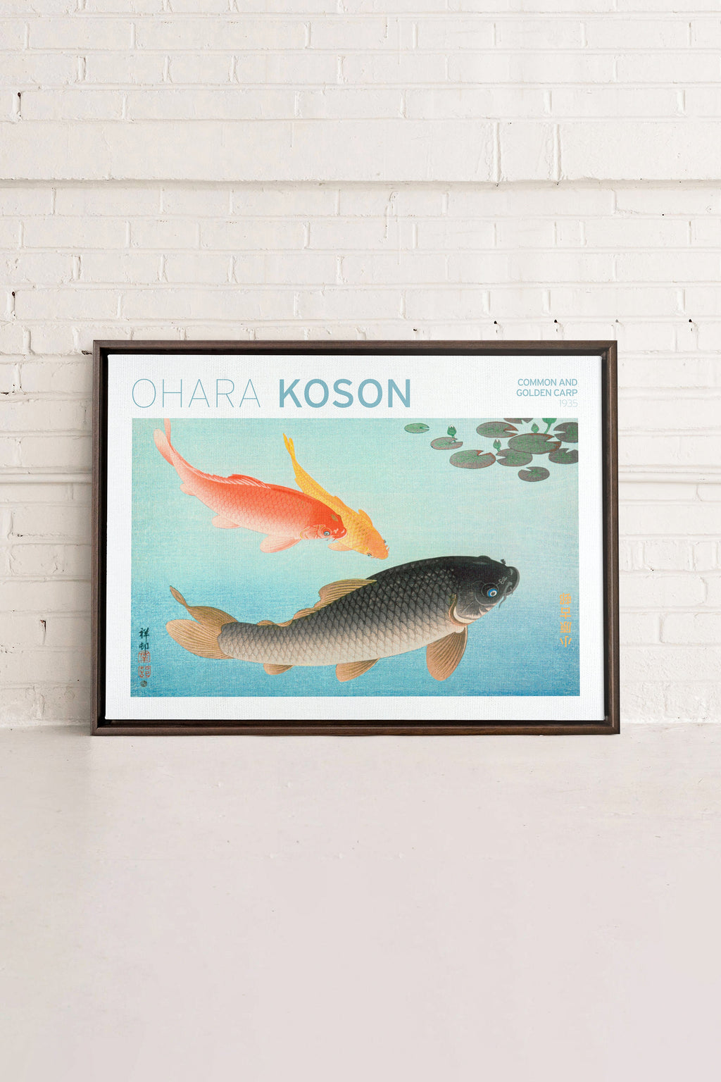 COMMON & GOLDEN CARP, Stretched Canvas Artwork