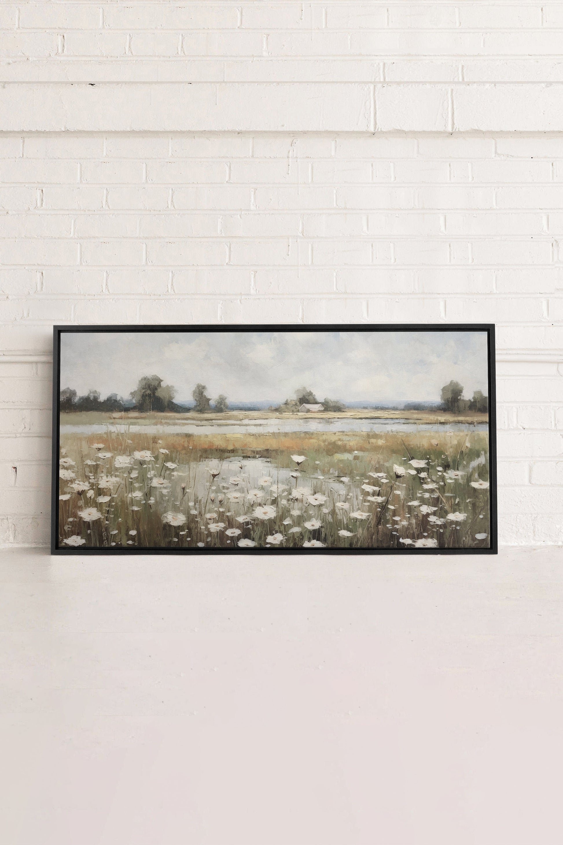 Delicate Blooms, Stretched Canvas Artwork