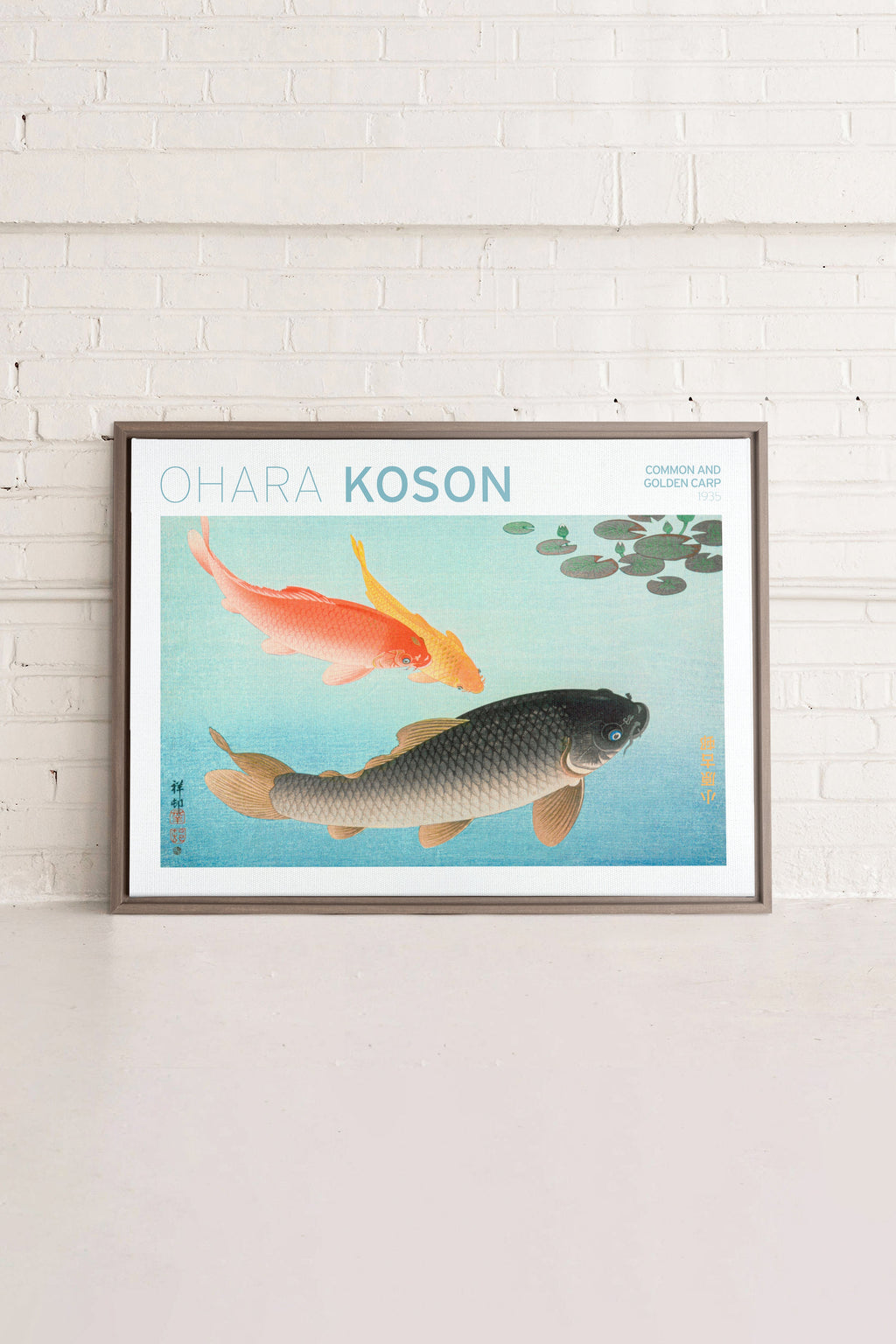 COMMON & GOLDEN CARP, Stretched Canvas Artwork