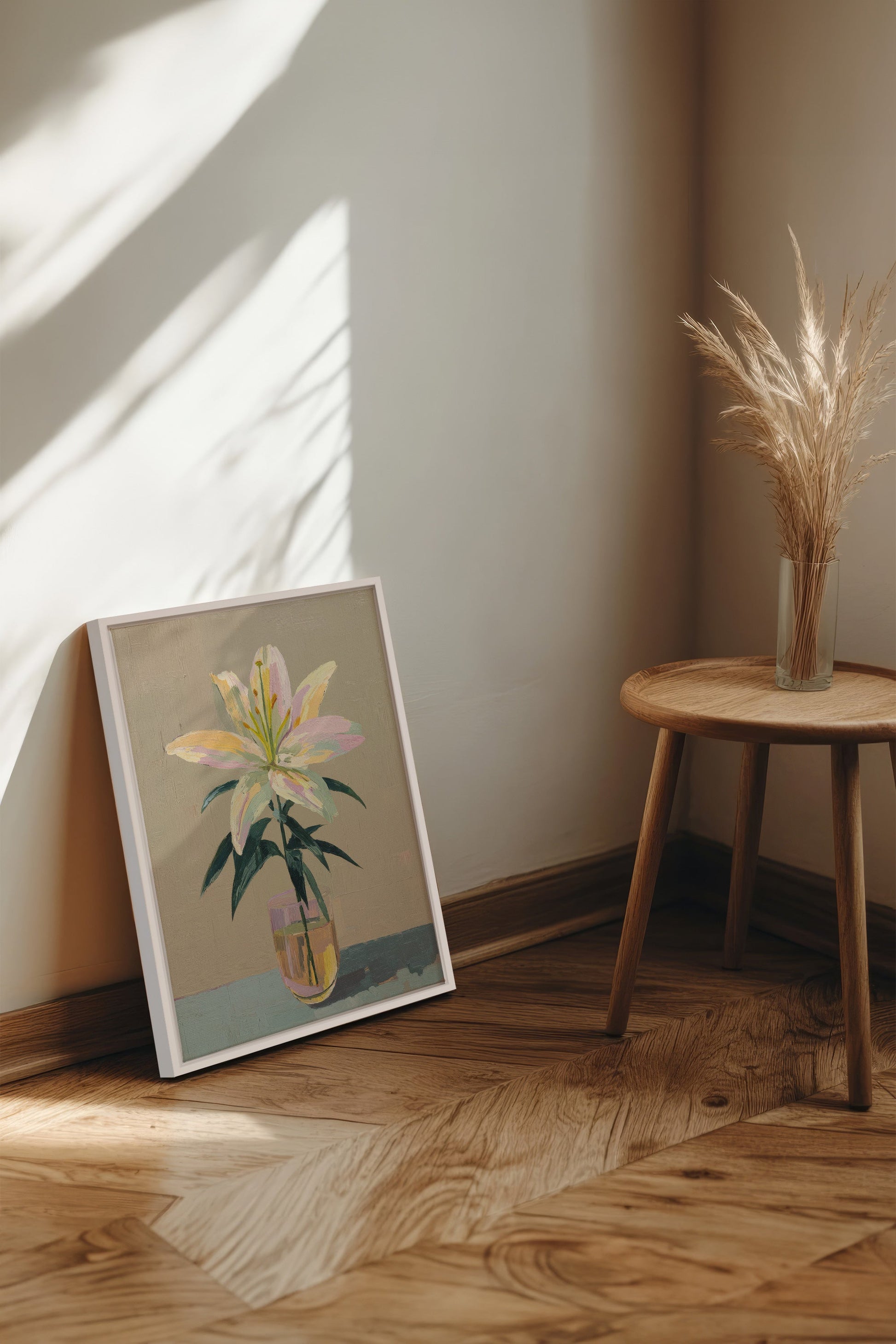 ETERNAL LILY, Stretched Canvas Artwork