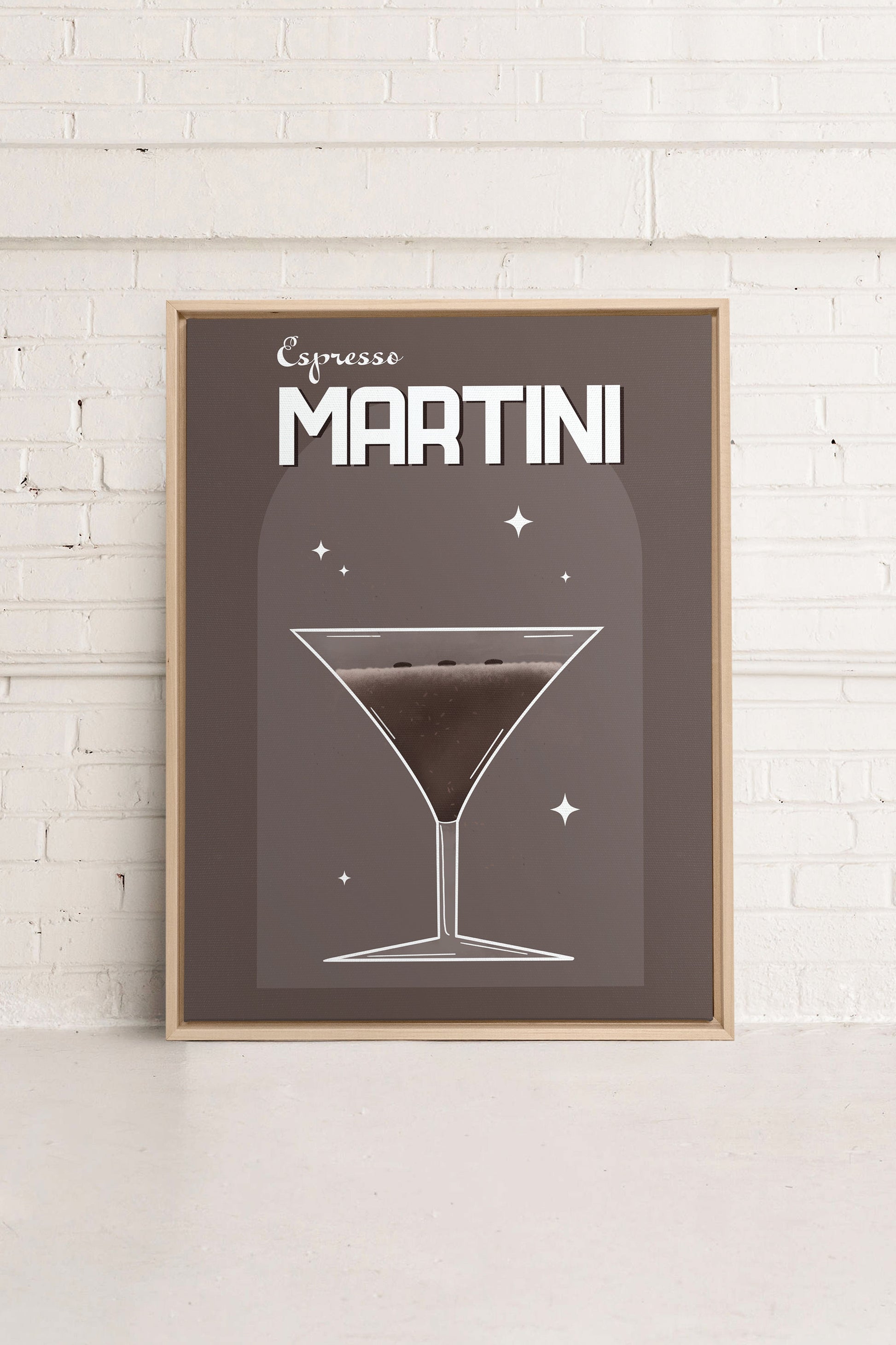 Espresso Martini, Stretched Canvas Artwork