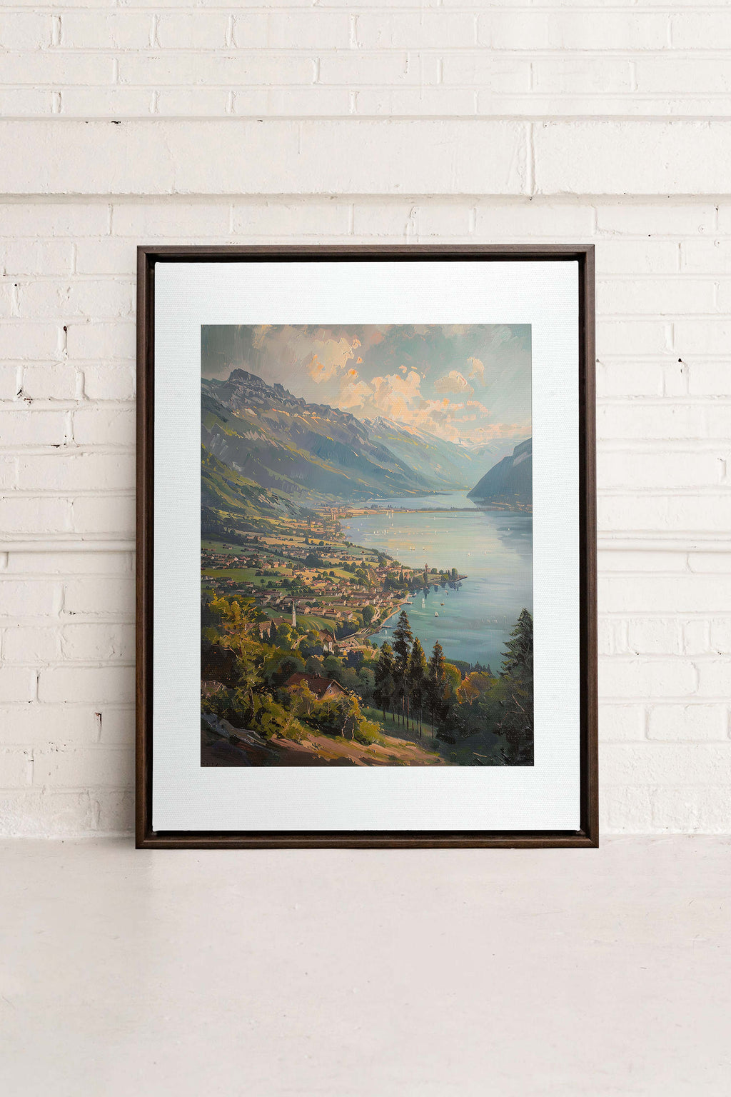Mountain Retreat, Stretched Canvas Artwork
