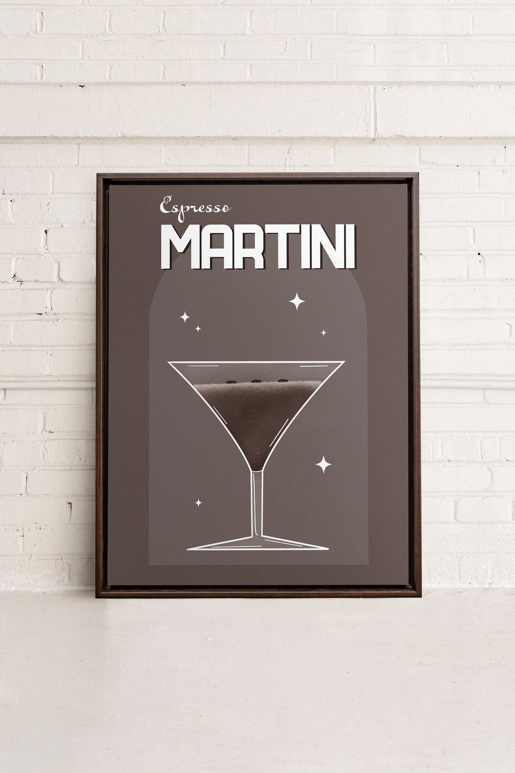 Espresso Martini, Stretched Canvas Artwork