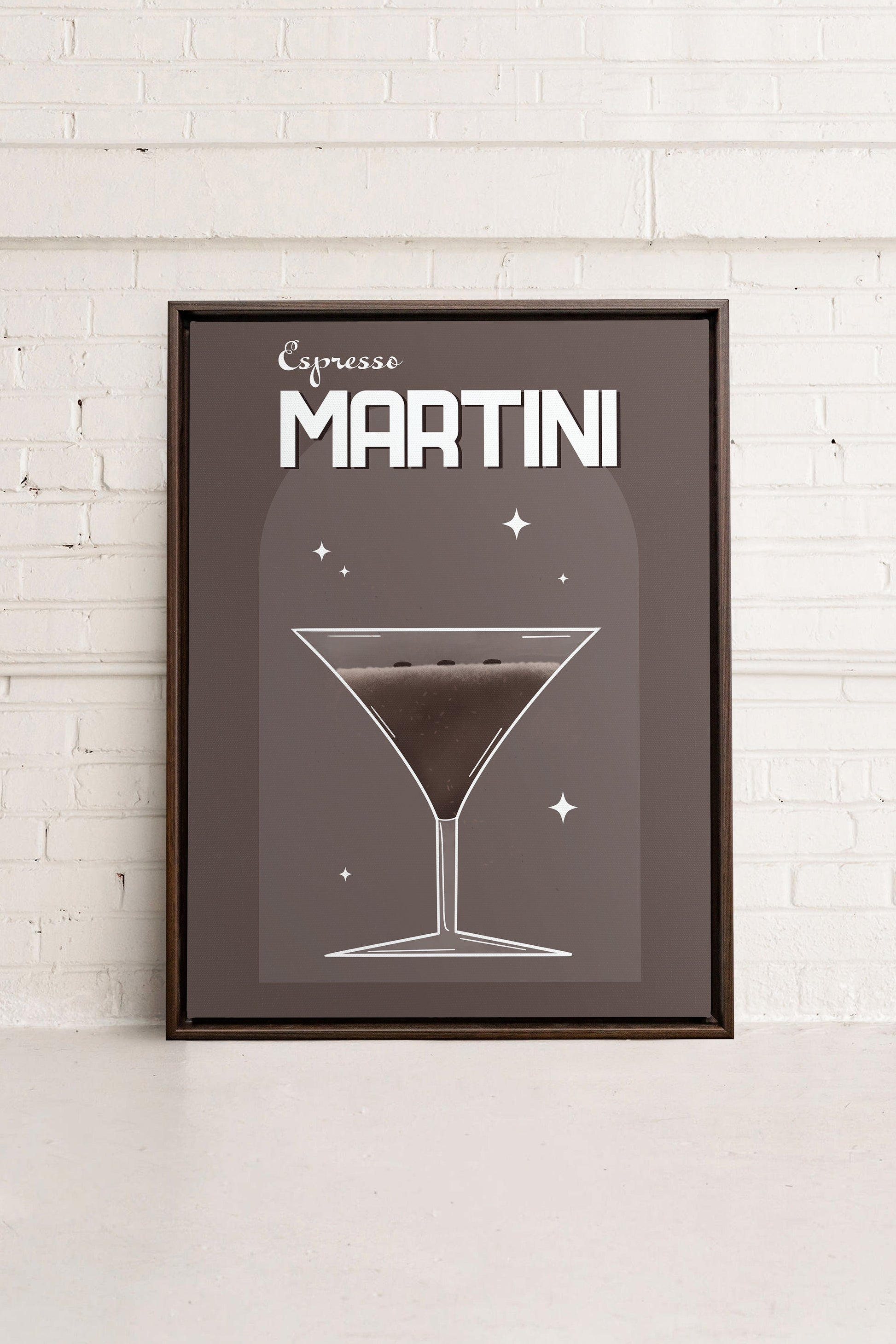 Espresso Martini, Stretched Canvas Artwork