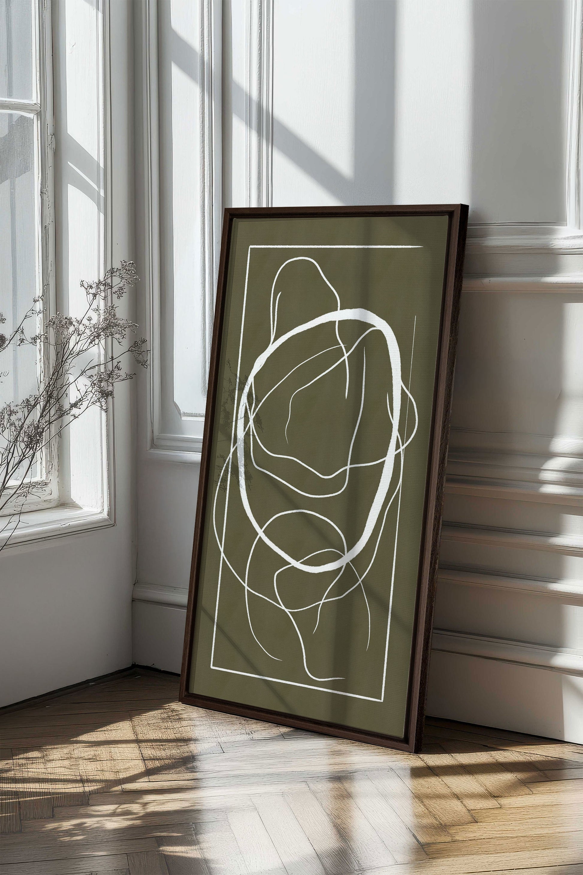 FLOWING HARMONY, Stretched Canvas Artwork