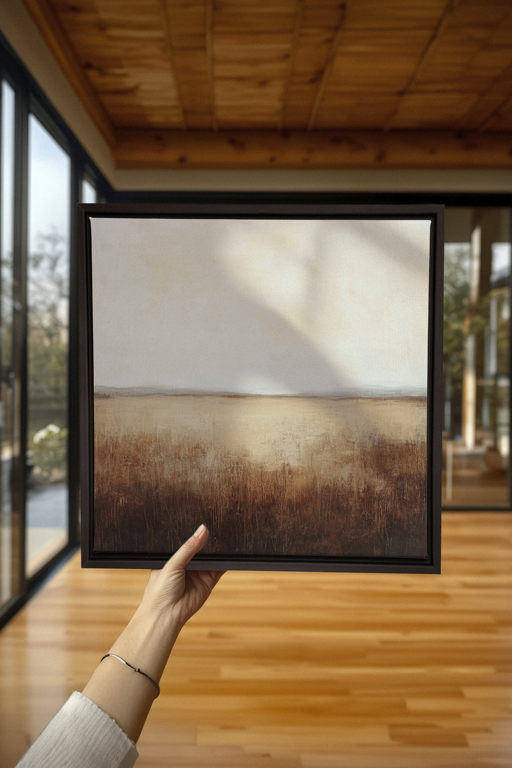 GOLDEN PLAINS, Stretched Canvas Artwork