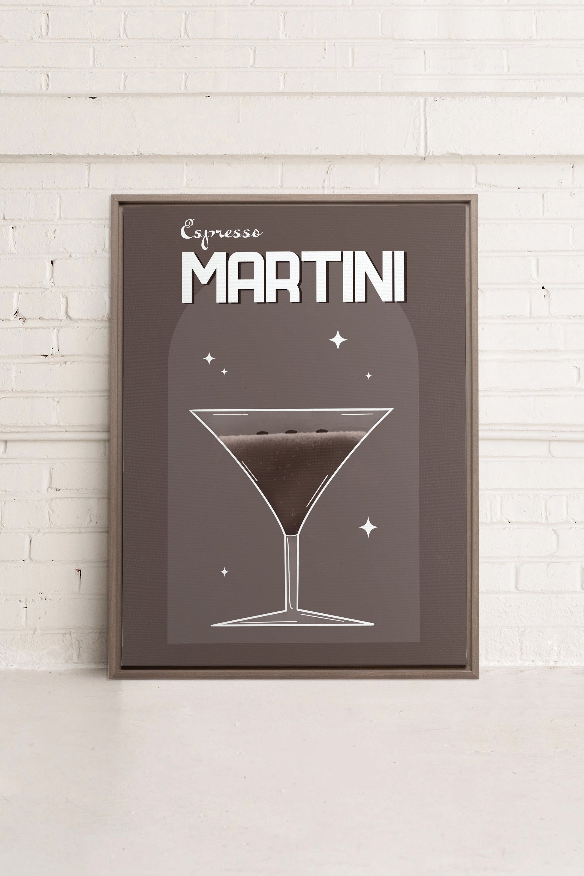 Espresso Martini, Stretched Canvas Artwork
