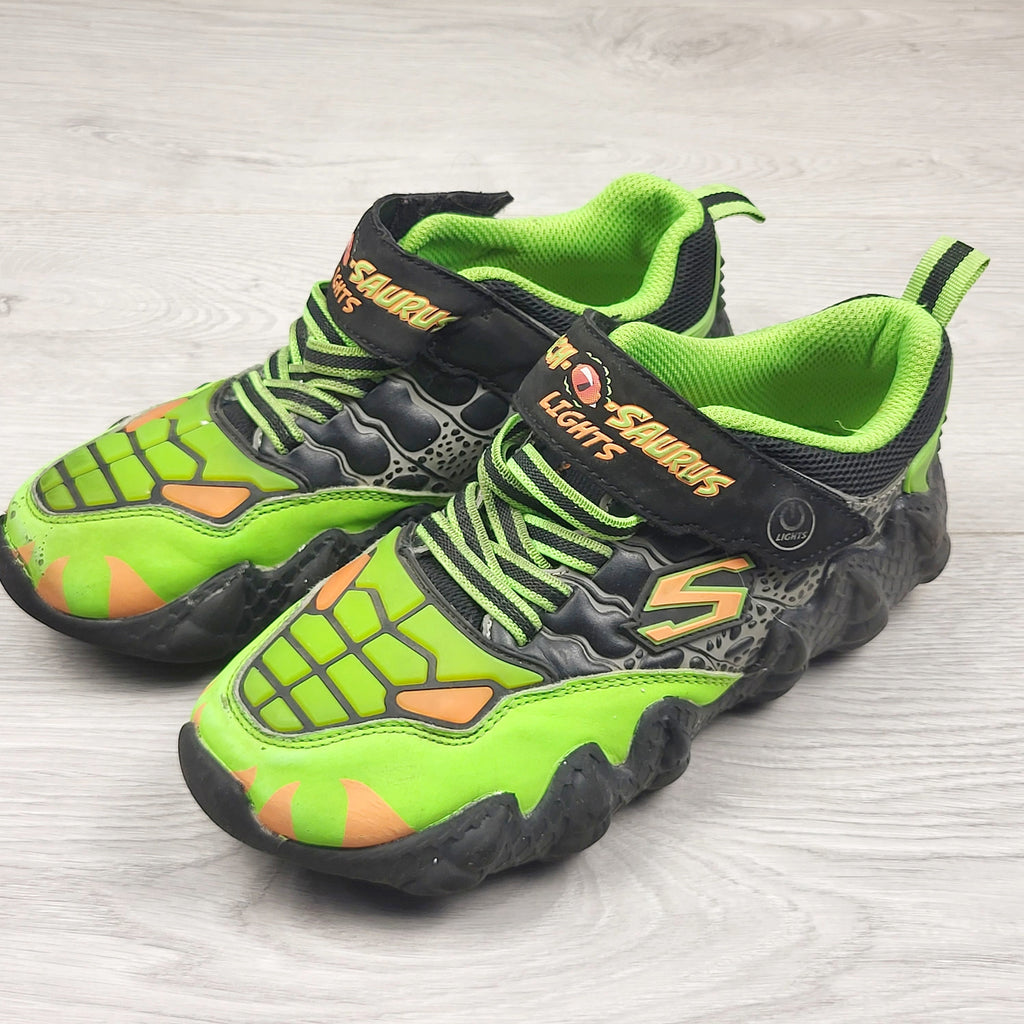DPAR1 - Chaussures dinosaures lumineuses Skech-Saurus. Pointure enfant 36