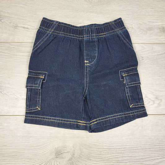 RUBH1 - George denim shorts. Size 6-12 months