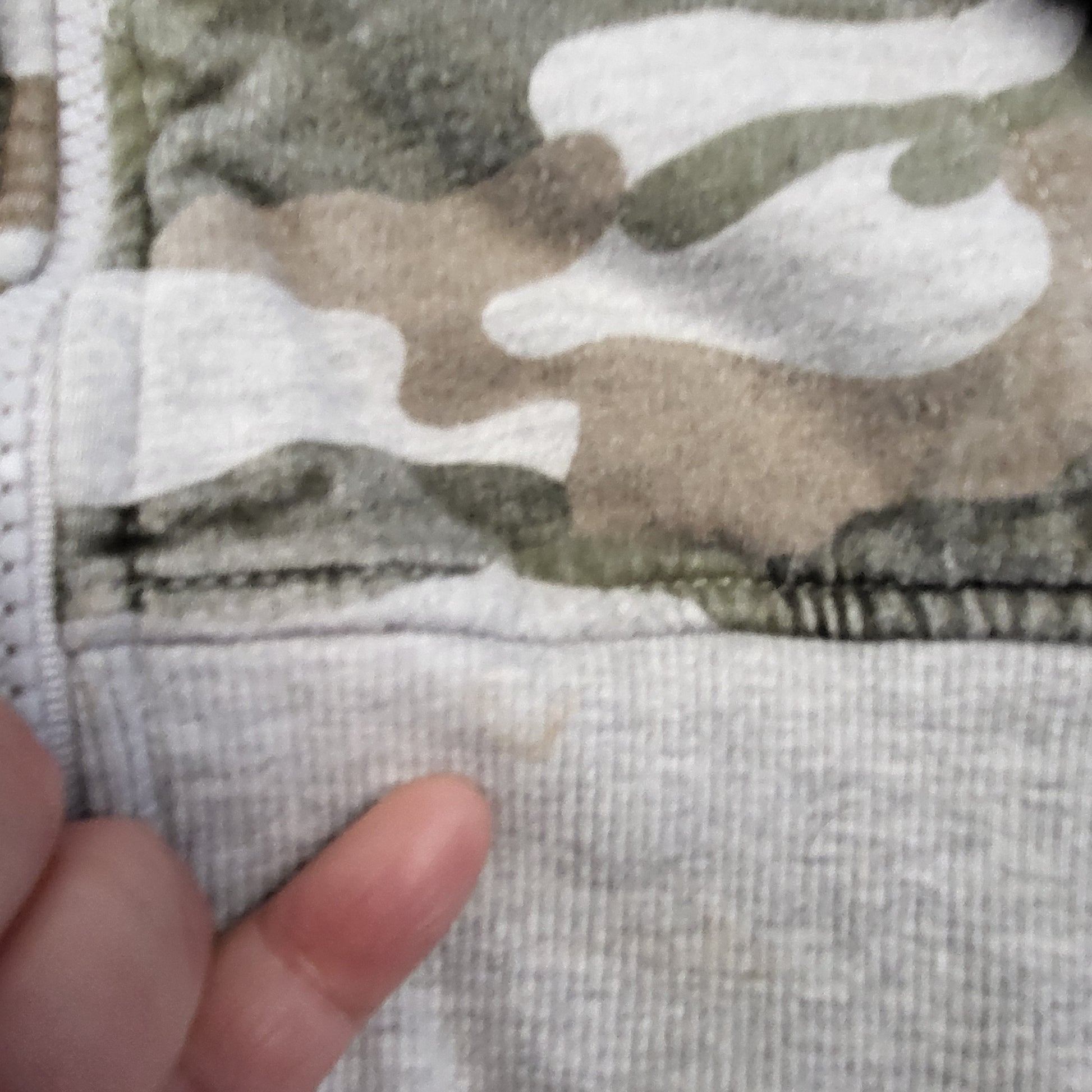 RHW1 - Sweat à capuche zippé en coton camouflage Silver Jeans. Taille 8
