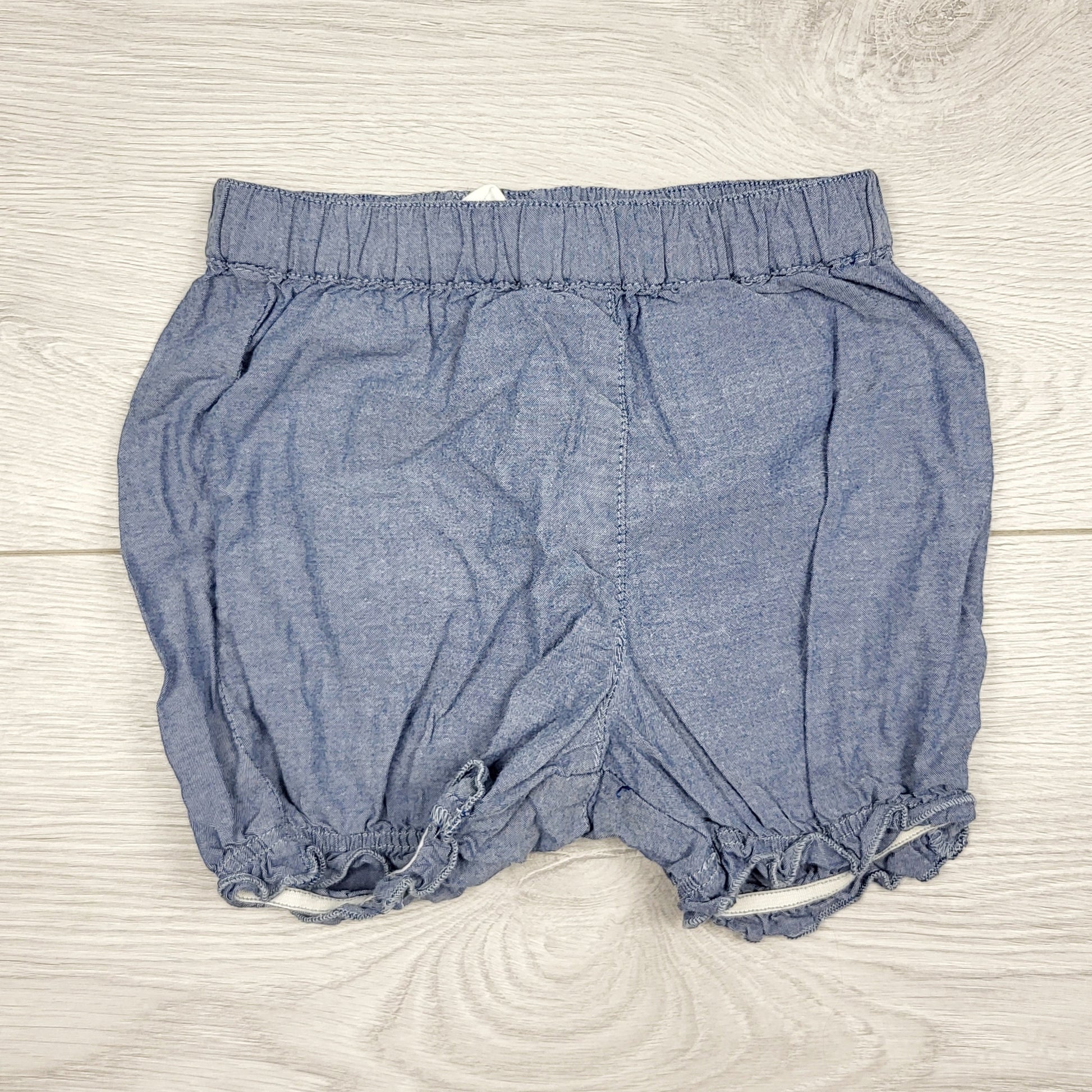 ECRS1 - Short bleu effet denim H&amp;M. Taille 2-4 mois
