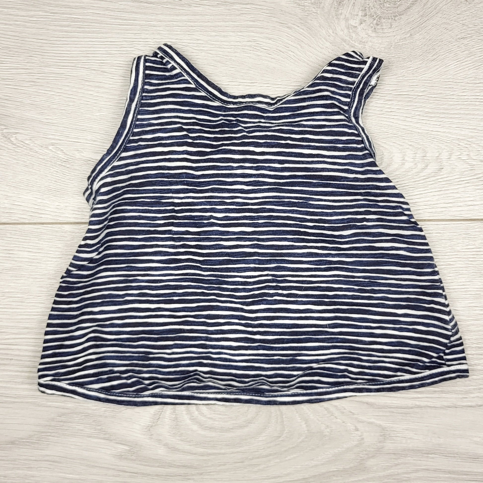 ECRS11 - Débardeur rayé bleu marine Old Navy. Taille 3-6 mois
