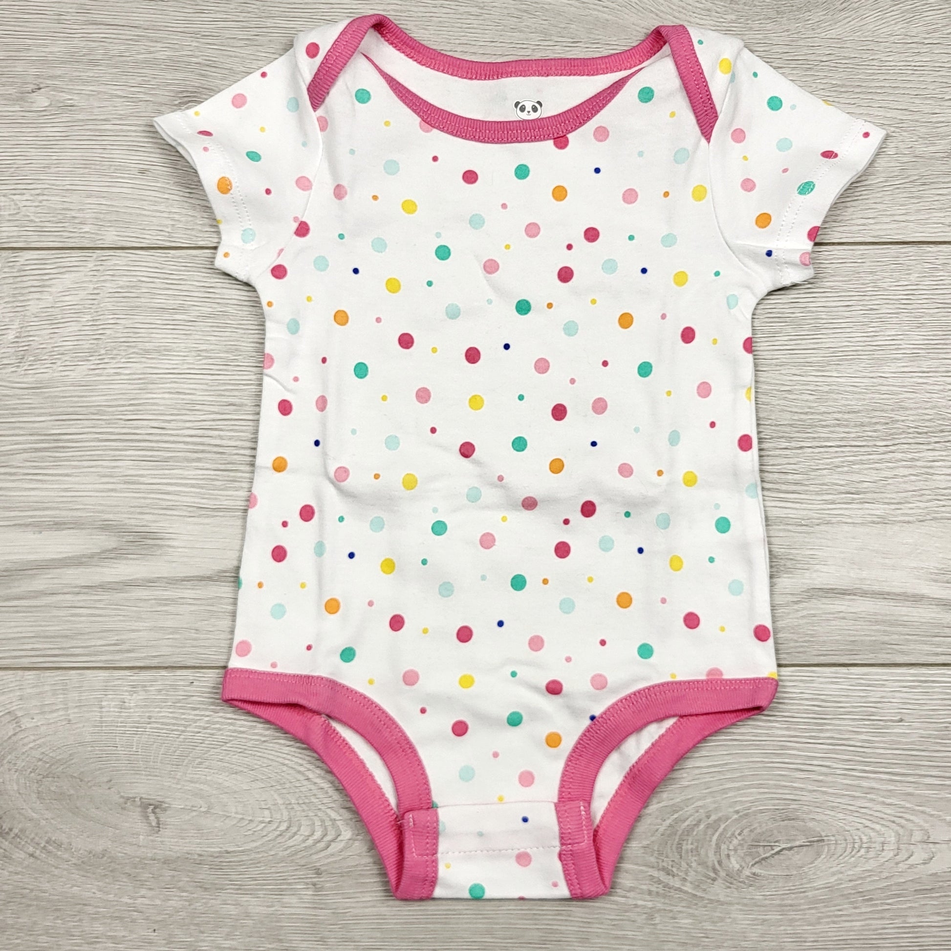 ECRS11 - Body blanc à pois Rococo. Taille 9 mois