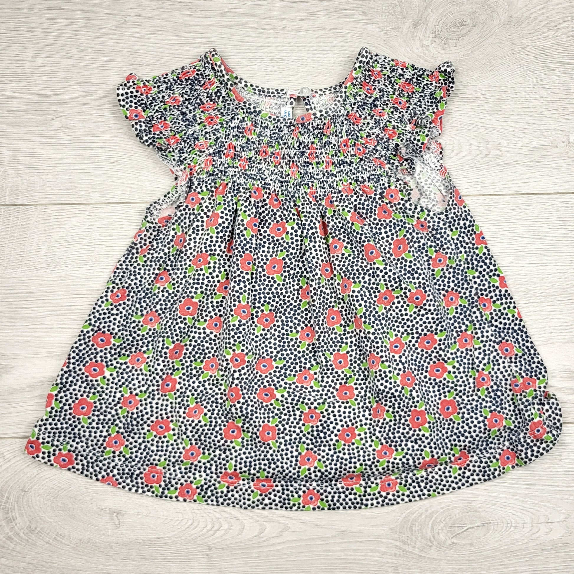 LKAN1 - Robe Mayoral à imprimé floral. Taille 2T