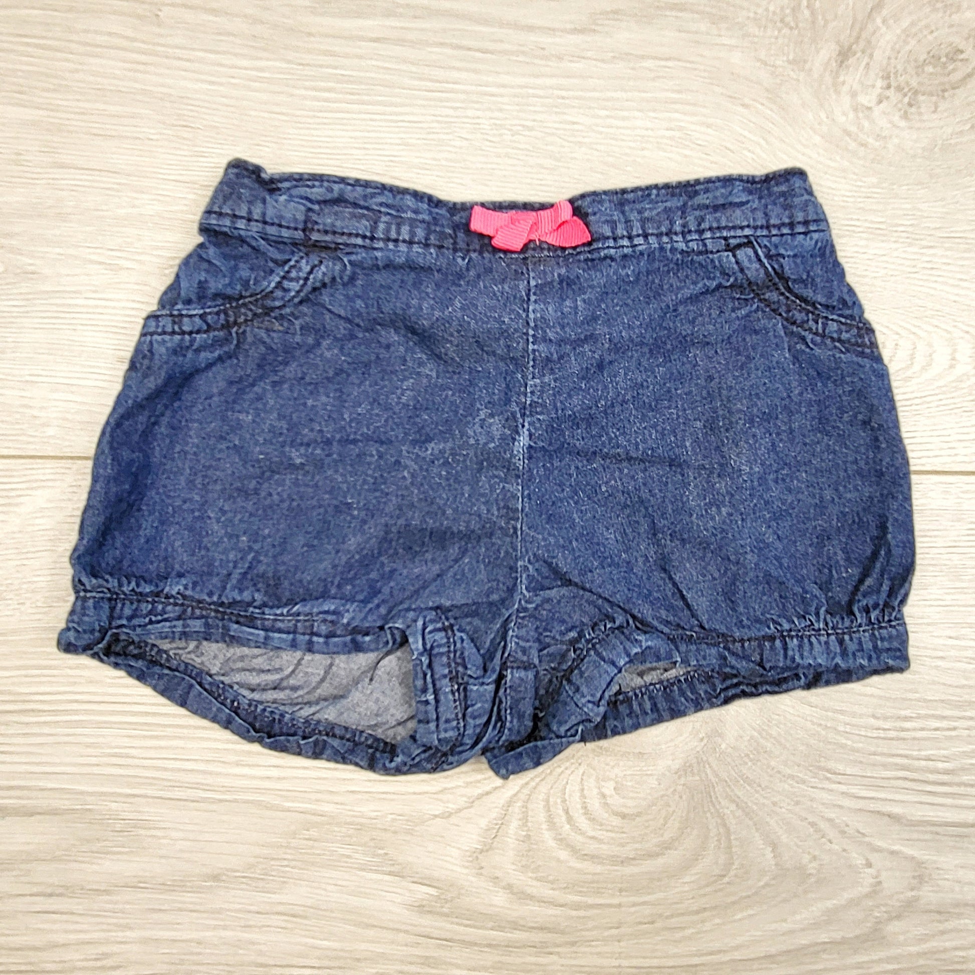 KSAL2 - Short George en coton effet denim. Taille 18-24 mois