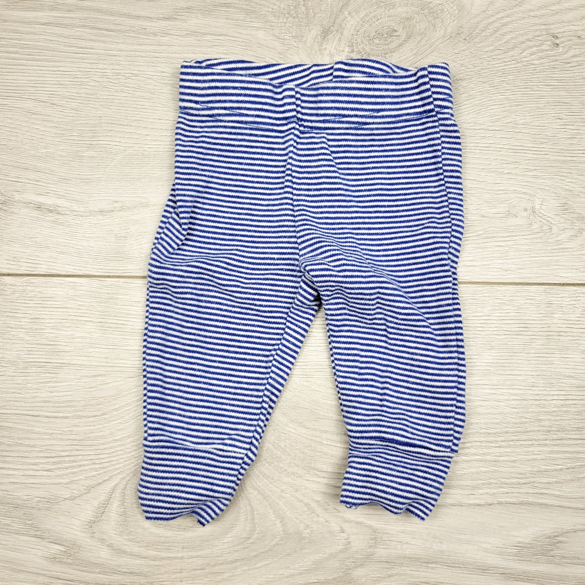 MARK1 - Legging rayé bleu Child of Mine. Taille 0-3 mois