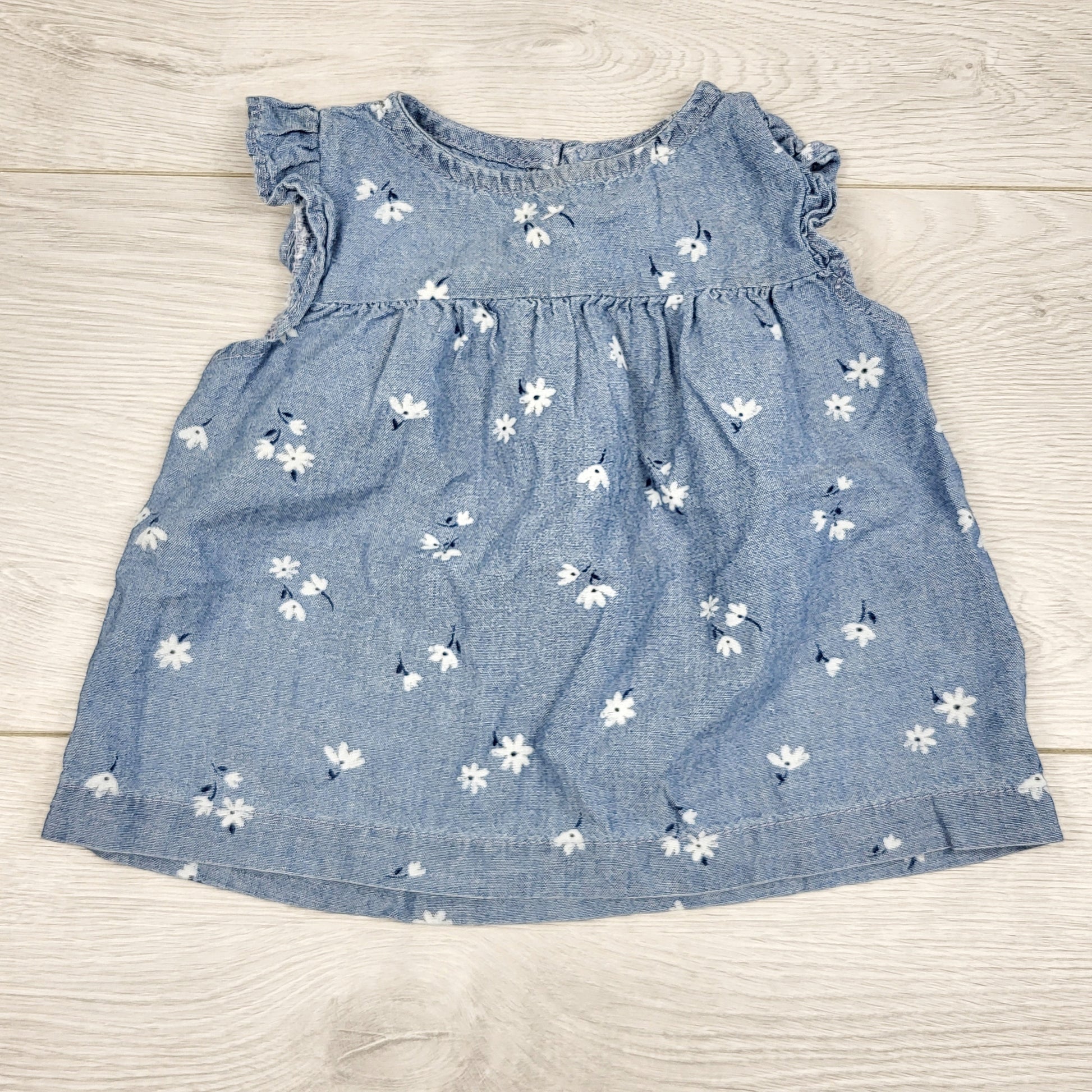 MARK1 - Robe en chambray à imprimé floral Carters. Taille 6 mois