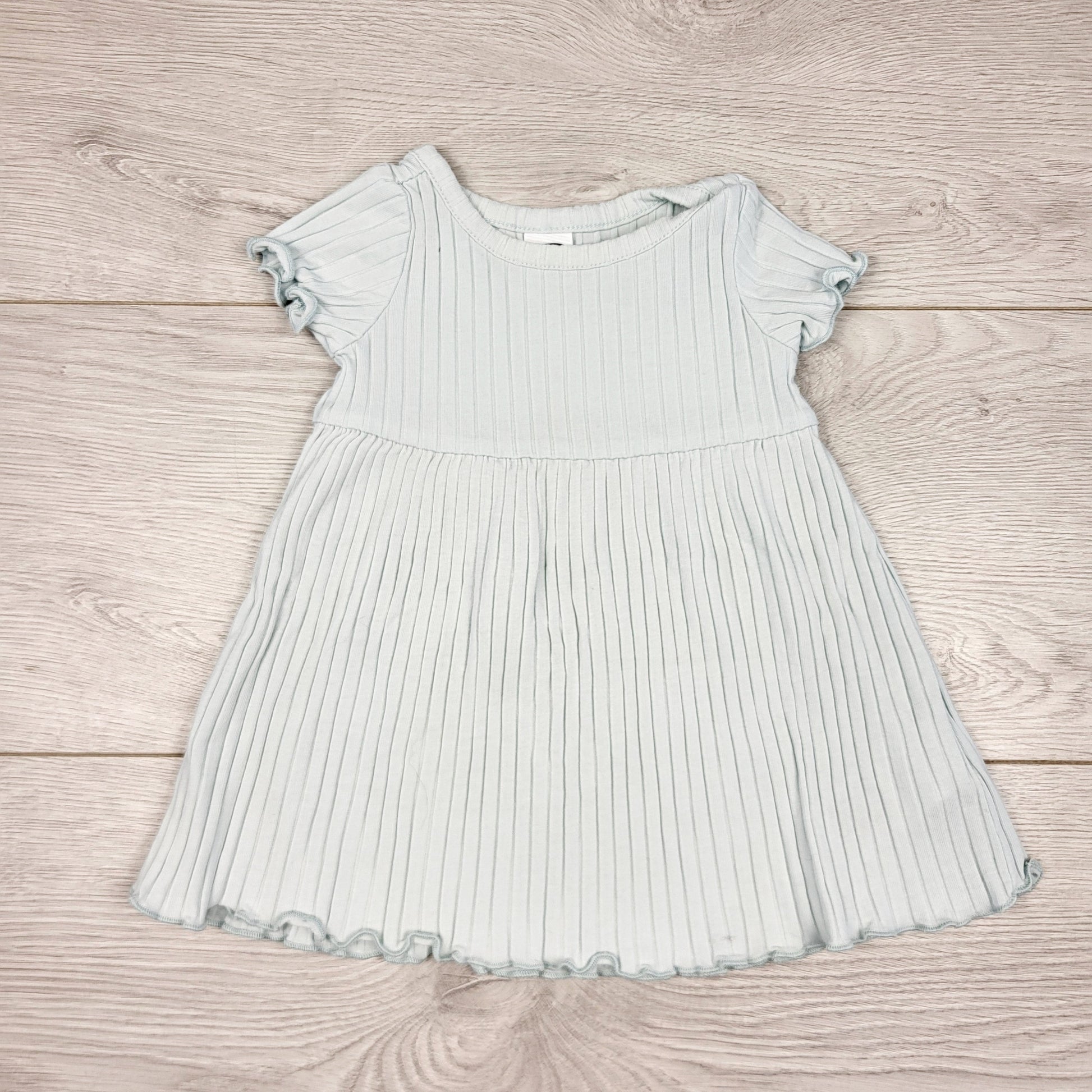MARK1 - Robe côtelée bleu pâle Old Navy. Taille 0-3 mois