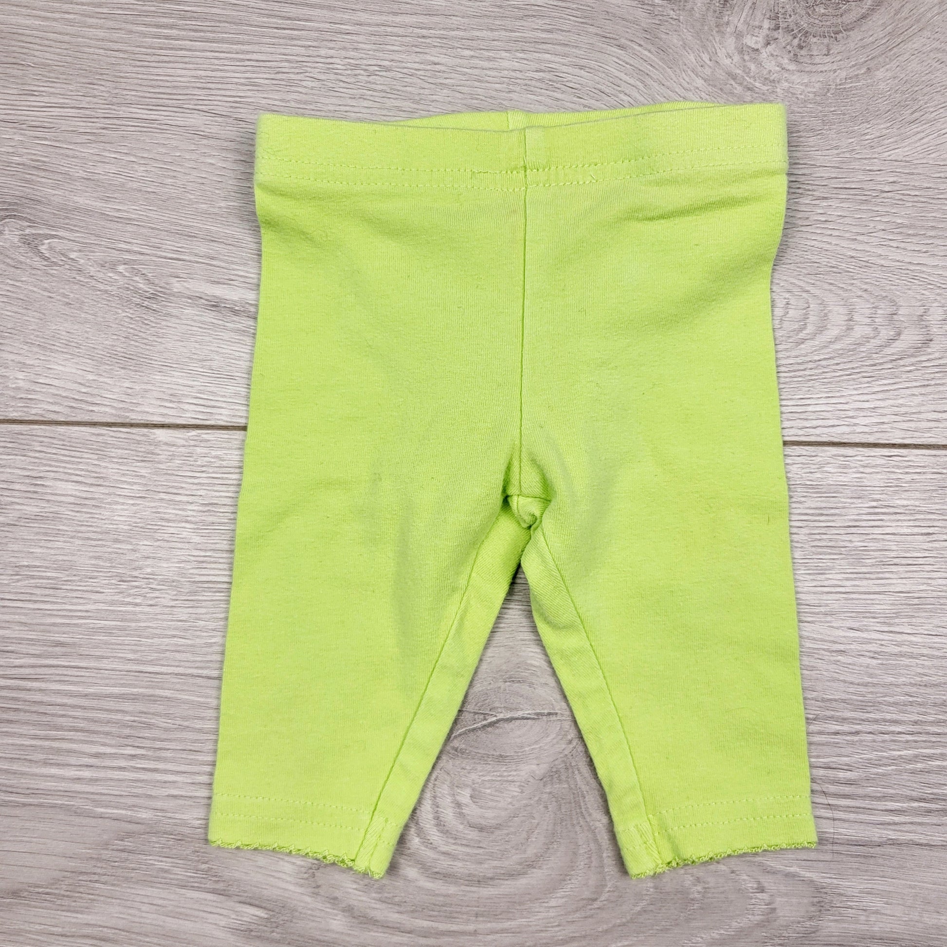 MARK1 - Legging George vert citron. Taille 0-3 mois