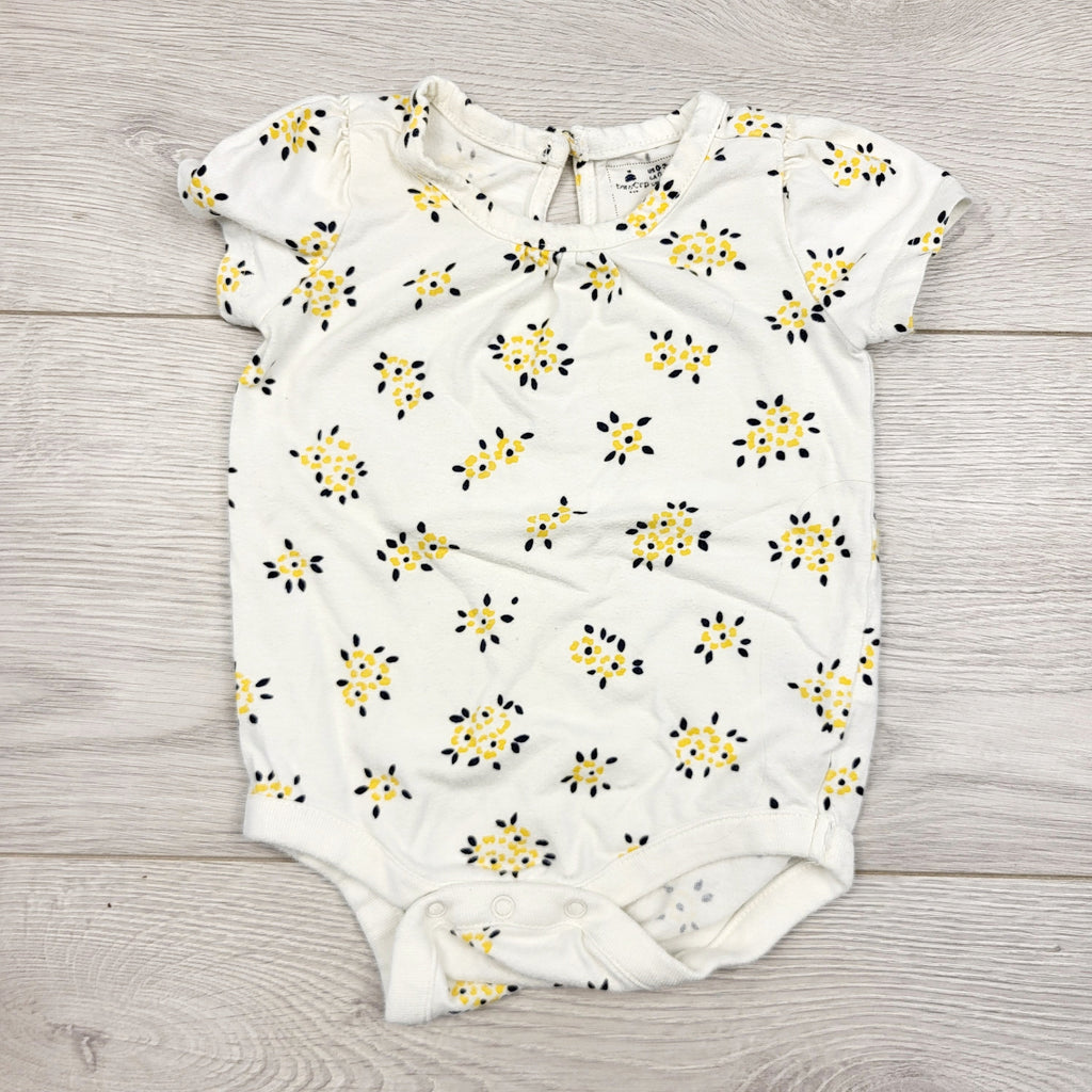 MARK1 - Body blanc à imprimé floral Gap. Taille 0-3 mois