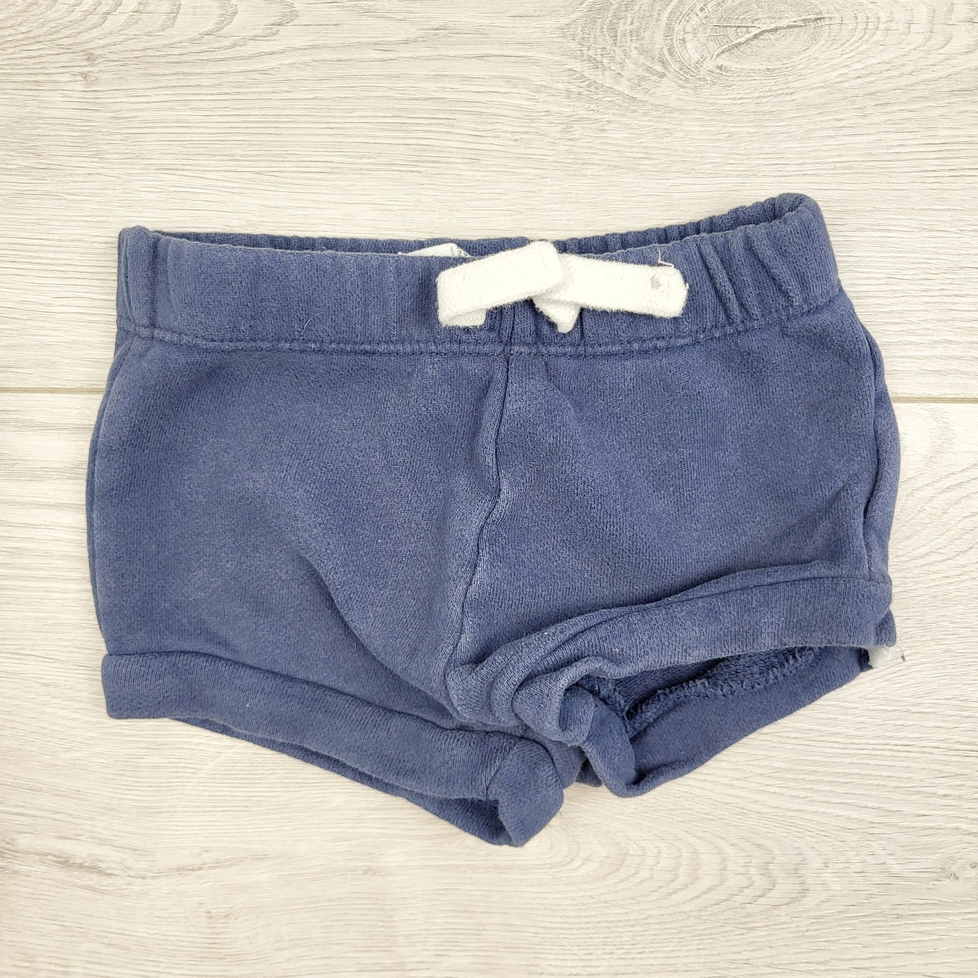 MIRE22 - Short en coton bleu Rise Little Earthling. Taille 9-12 mois 🍁