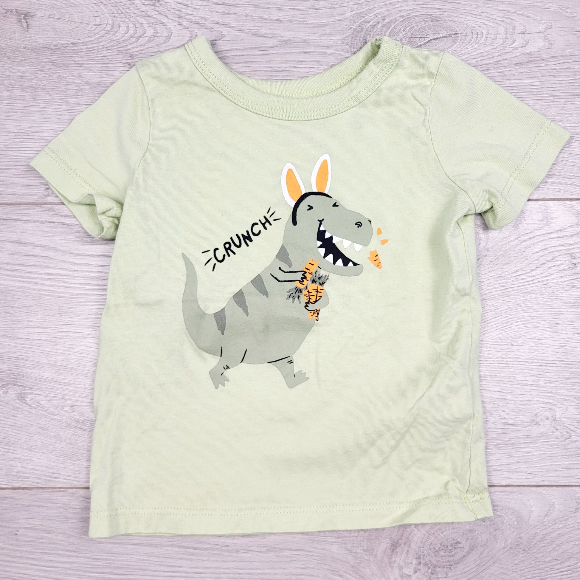 MIRE22 - T-shirt Joe avec dinosaure lapin de Pâques. Taille 12-18 mois 🍁
