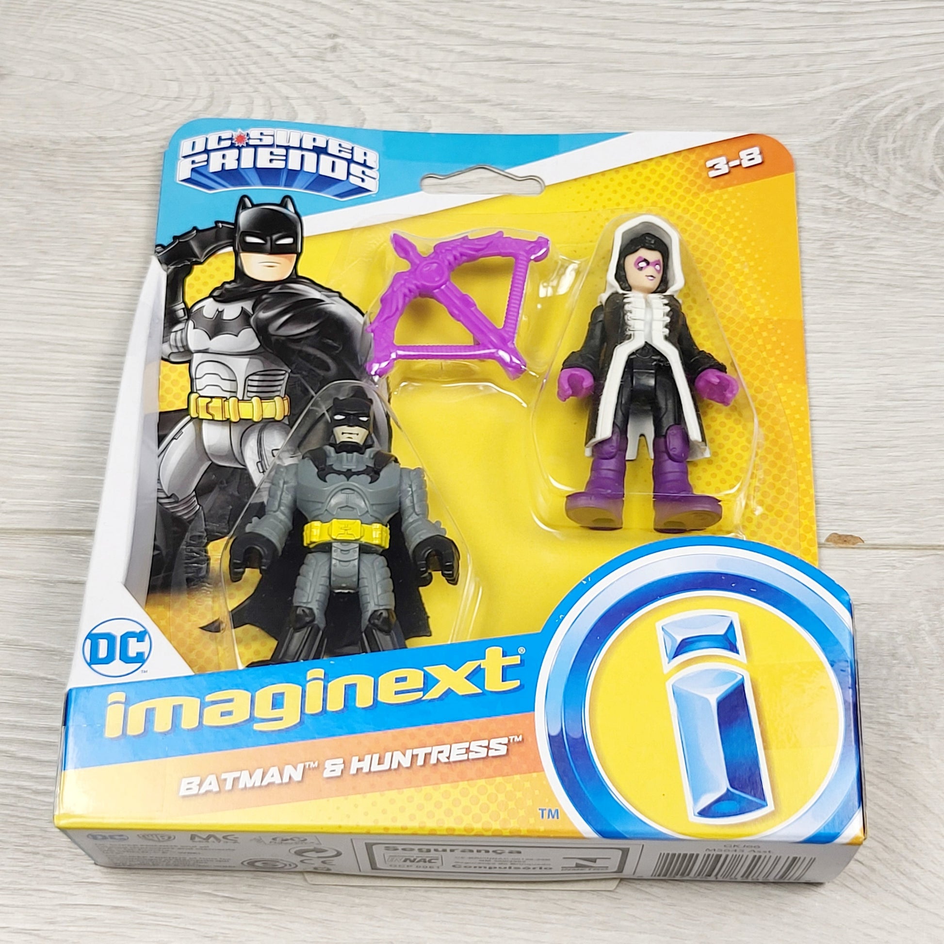 MIRE3 - NOUVEAU - Coffret Imaginext DC Super Friends - Batman et Huntress