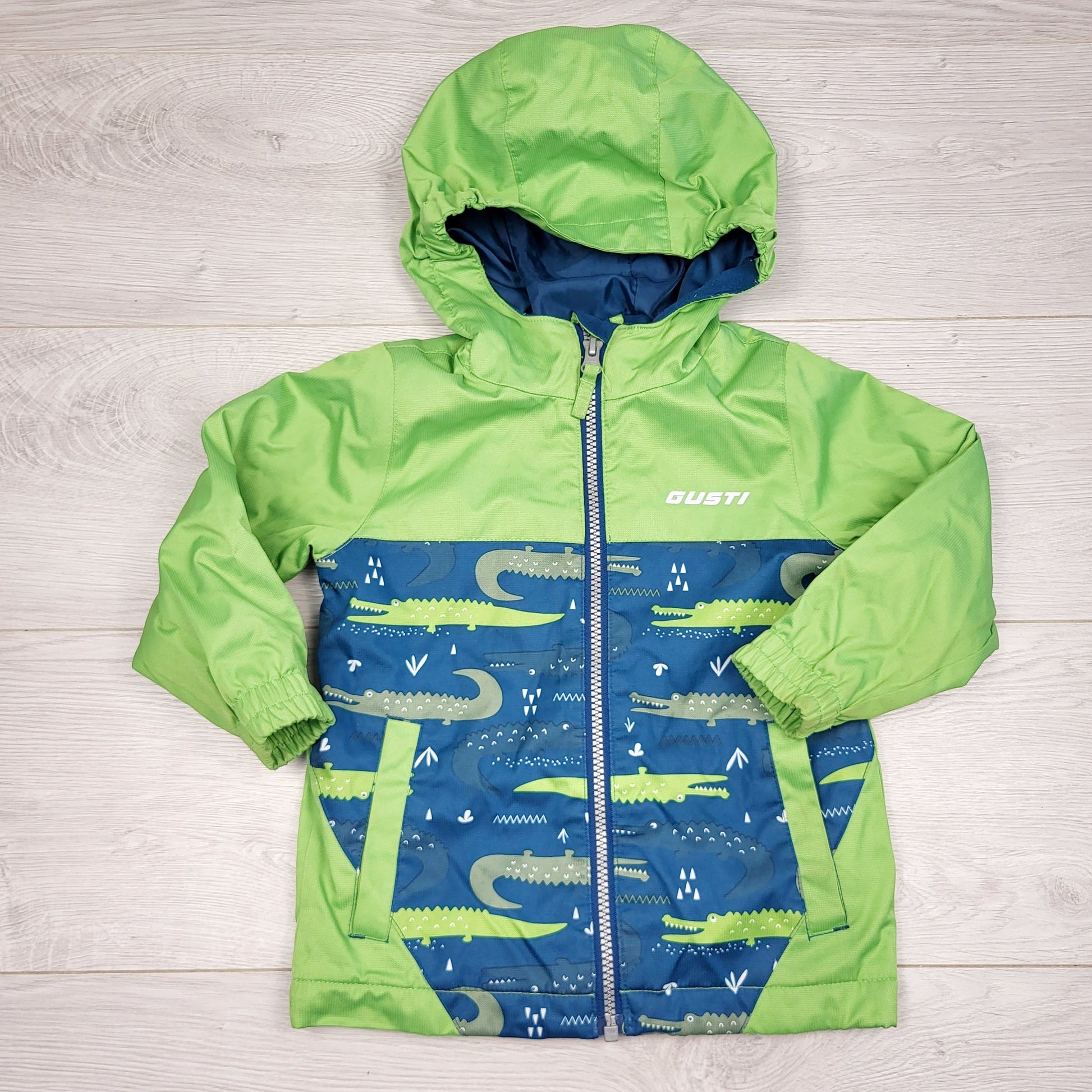 ERBD1 - Imperméable à capuche doublé polaire Gusti. Taille 3T