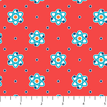 Rollicking Robots - Rouge avec neurones - 10036-24