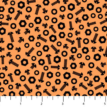 Robots déchaînés - Écrous et boulons orange - 10040-59