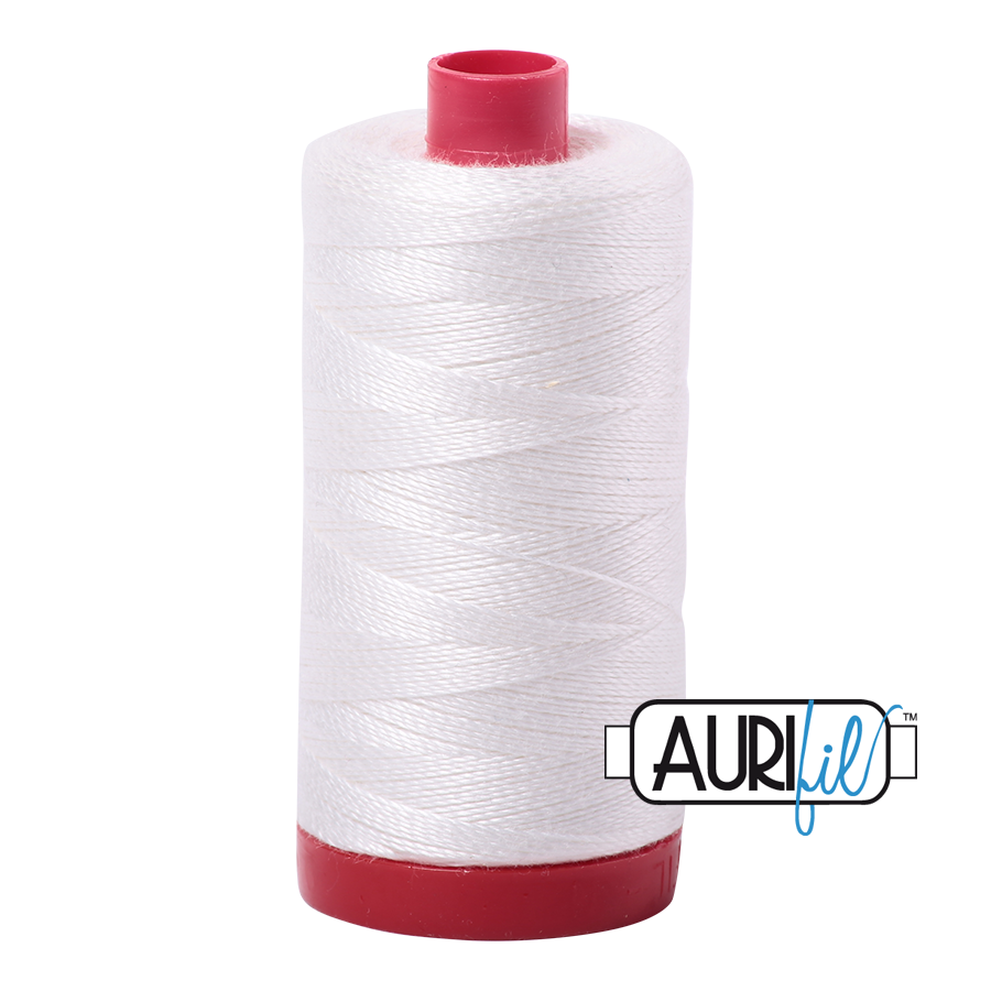Aurifil Thread - Natural White 2021 - 12wt