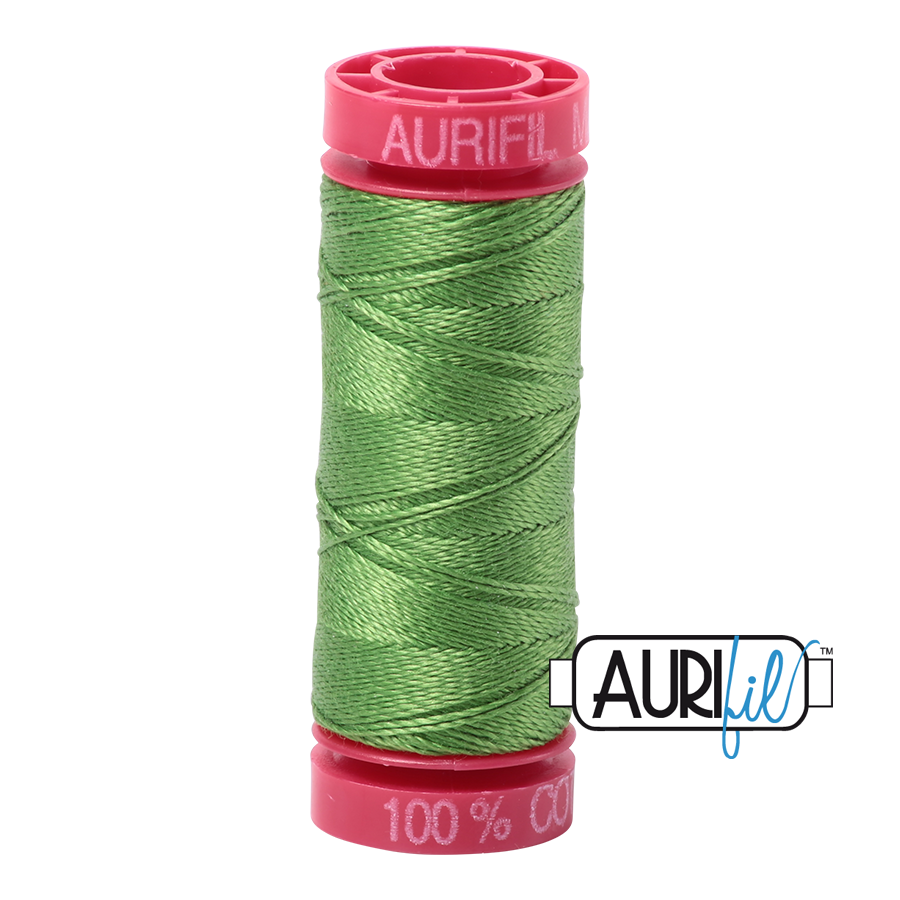 Fil Aurifil – Vert gazon 1114 – 12wt