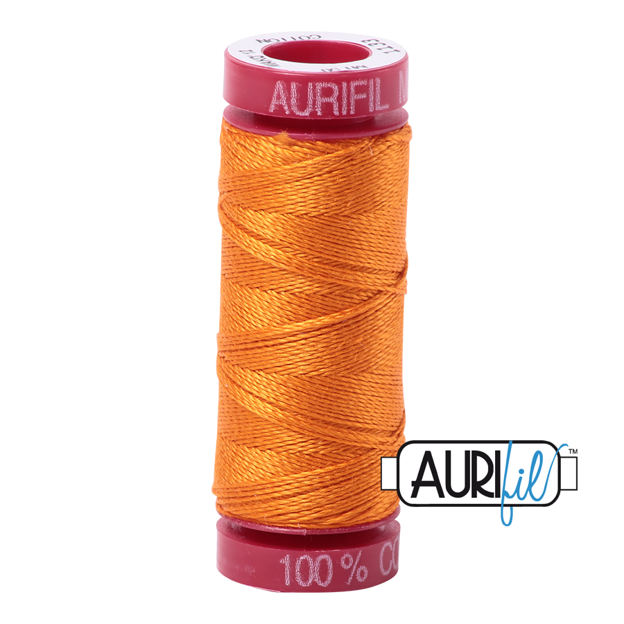 Fil Aurifil - Orange vif 1133 - 12wt
