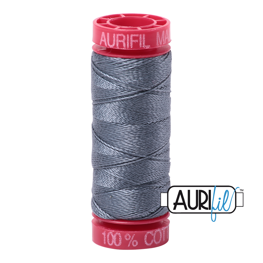 Fil Aurifil – Gris foncé 1246 – 12wt