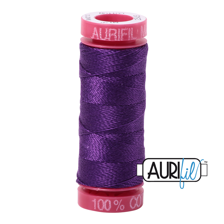 Fil Aurifil - Violet moyen 2545 - 12wt